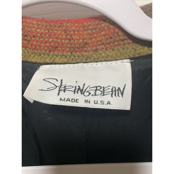 Vintage String Bean womens Aztec Coat Southwest Jacket Size Large Made In USA - Picture 3 of 4